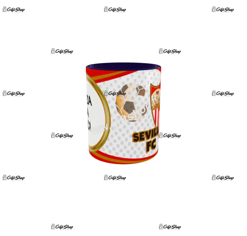 Fc sevilla, cana personalizata cu poza, model 3330